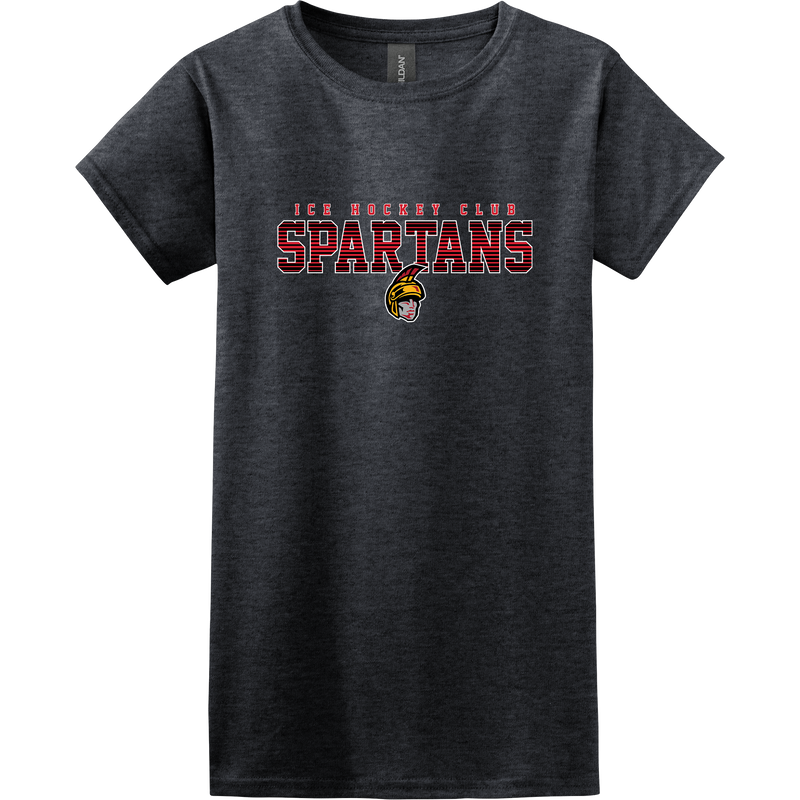 Seacoast Spartans (Ice Hockey) Softstyle Ladies' T-Shirt
