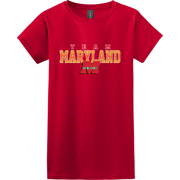 Team Maryland Softstyle Ladies' T-Shirt