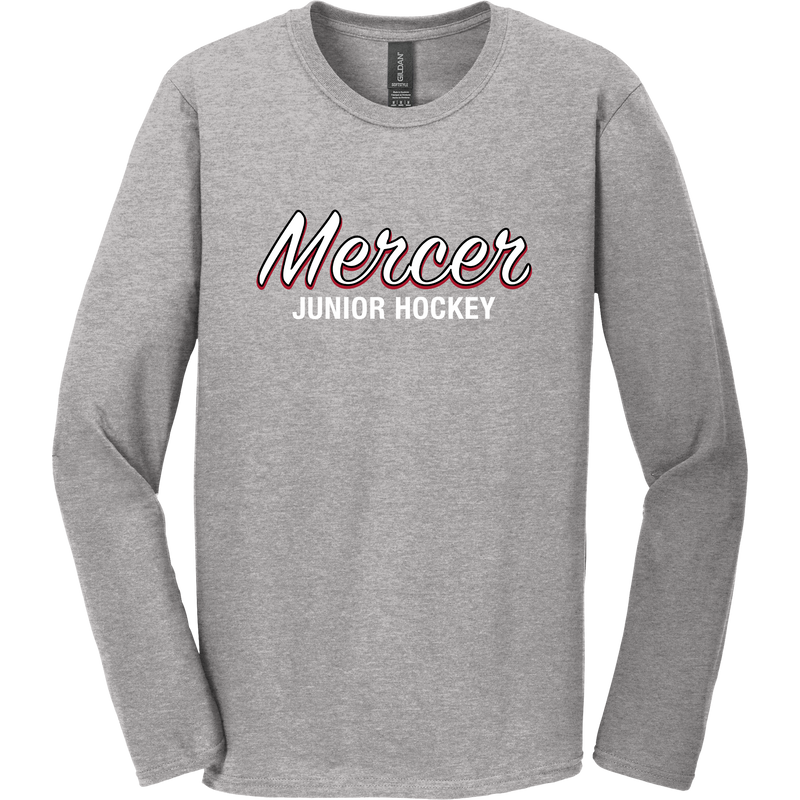 Mercer Junior Hockey Softstyle Long Sleeve T-Shirt