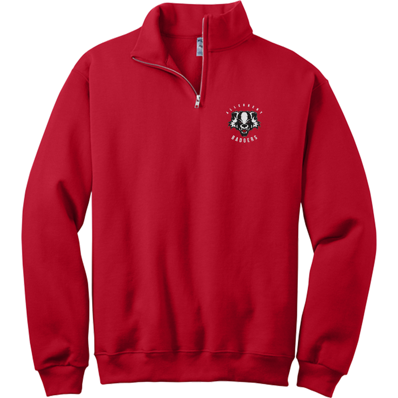 Scary Badgers NuBlend 1/4-Zip Cadet Collar Sweatshirt