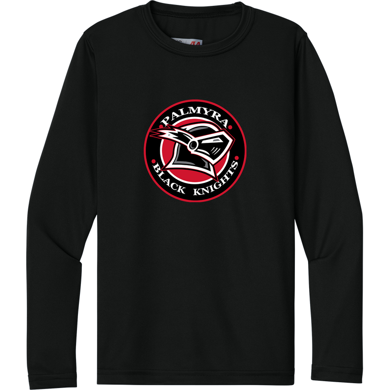 Palmyra Black Knights Youth Cooling Performance Long Sleeve Tee