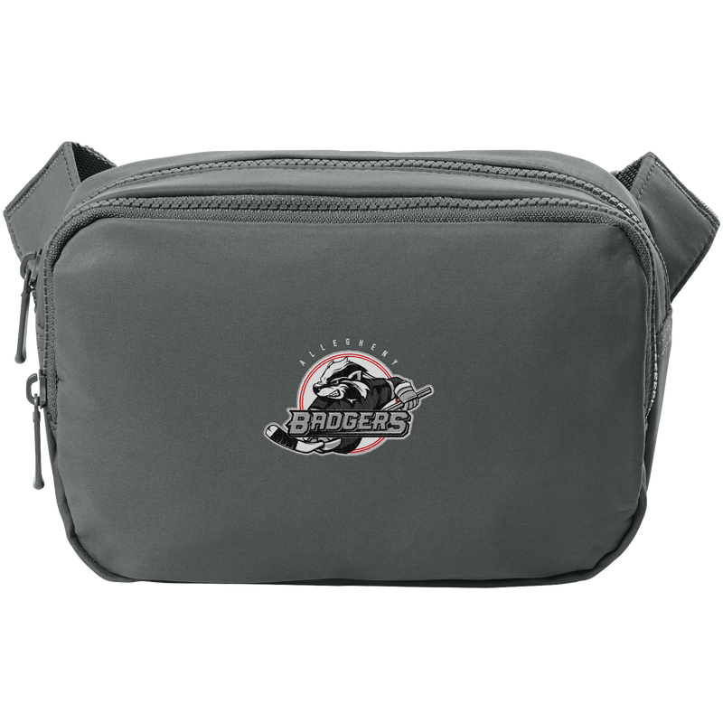 Allegheny Badgers Matte Dual-Compartment Crossbody