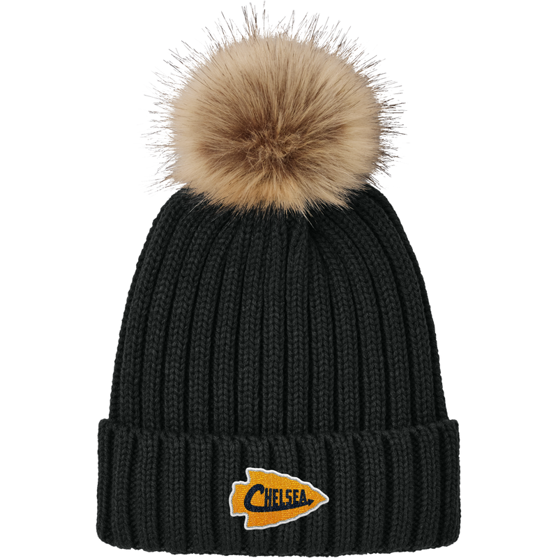 Chelsea Chiefs Faux Fur Pom Beanie