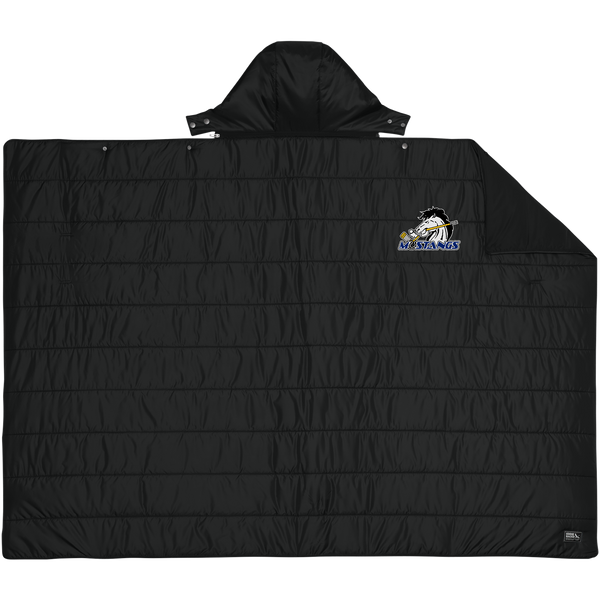 Mid-State Mustangs Eddie Bauer Puffy Camp Poncho
