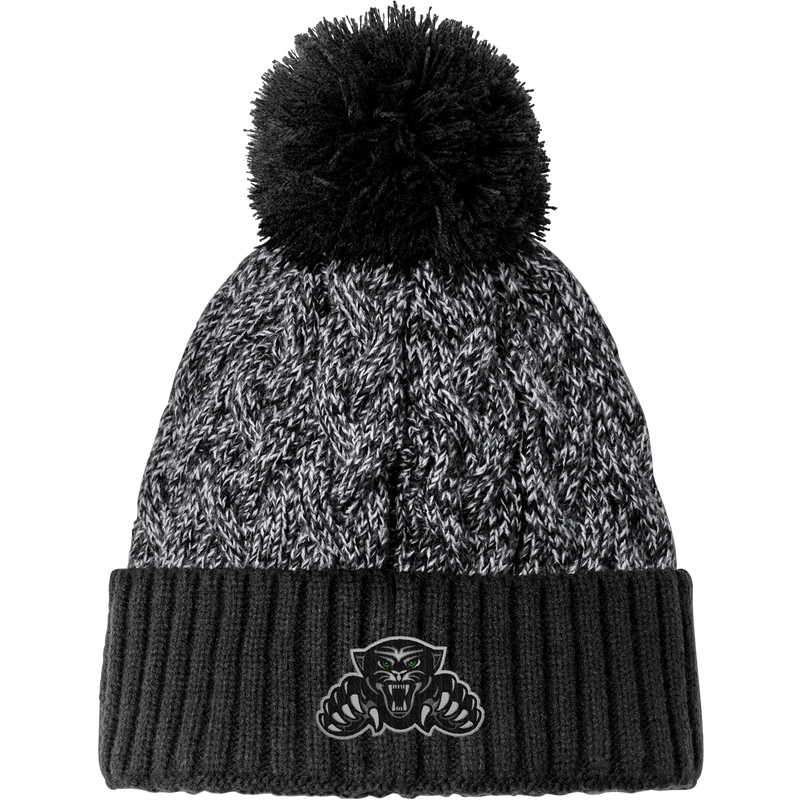Igloo Jaguars New Era Marled Knit Pom Beanie