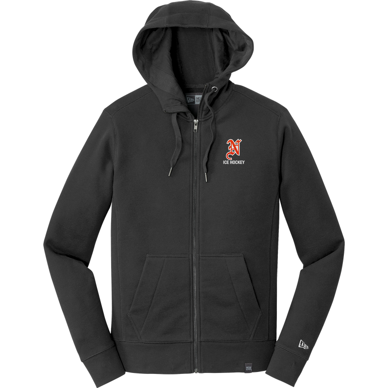 Midd North Hockey New Era French Terry Full-Zip Hoodie