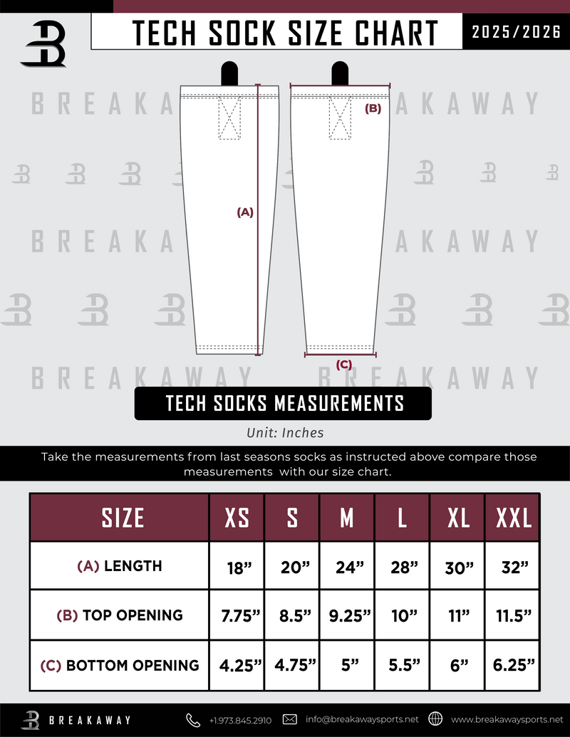 Chicago Jr. Bulldogs Mites Sublimated Tech Socks