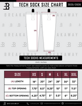 Delaware Jr. Blue Hens 30th Sublimated Tech Socks