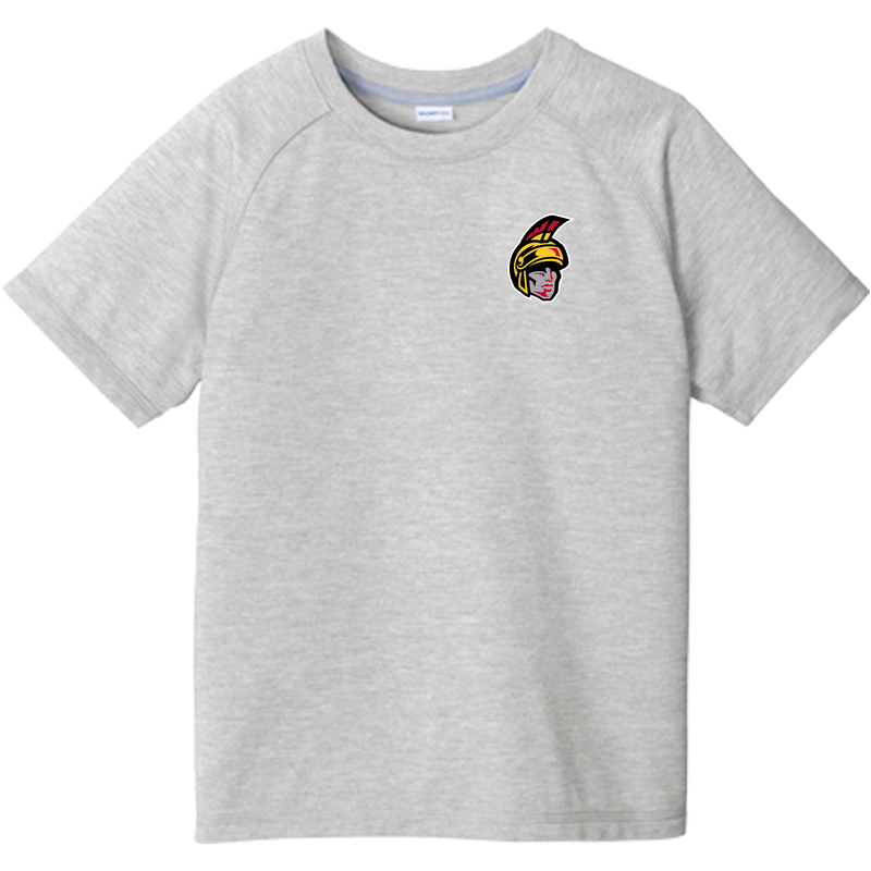 Seacoast Spartans (Ice Hockey) Youth PosiCharge Tri-Blend Wicking Raglan Tee